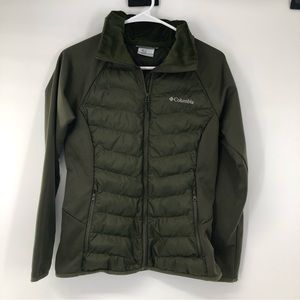 Columbia Army Green Jacket Size XS